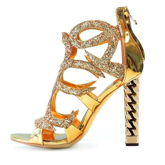 evening shoes block heel